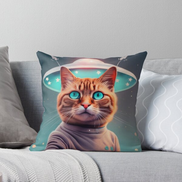 Item preview, Cat selfie with ufo designed and sold by PawelNature.