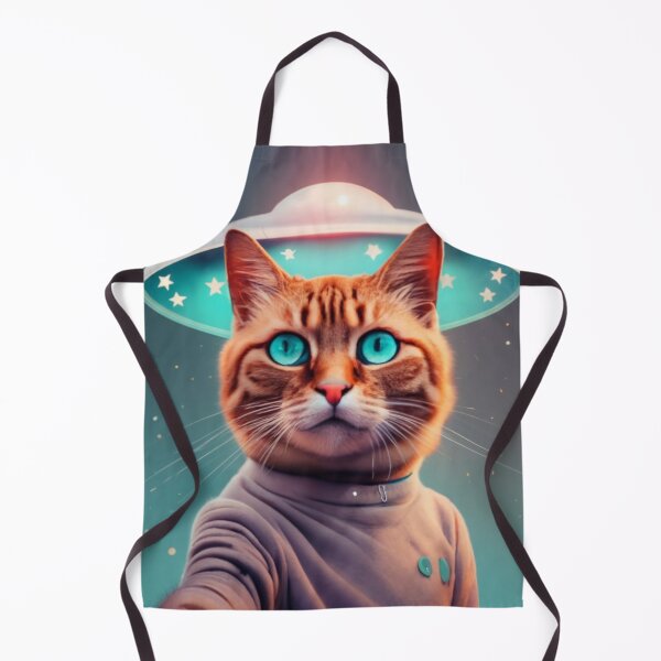 Item preview, Cat selfie with ufo designed and sold by PawelNature.