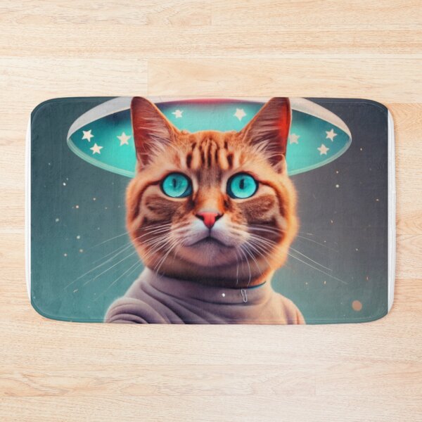 Item preview, Cat selfie with ufo designed and sold by PawelNature.
