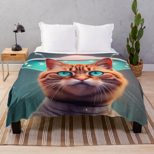 Item preview, Cat selfie with ufo designed and sold by PawelNature.