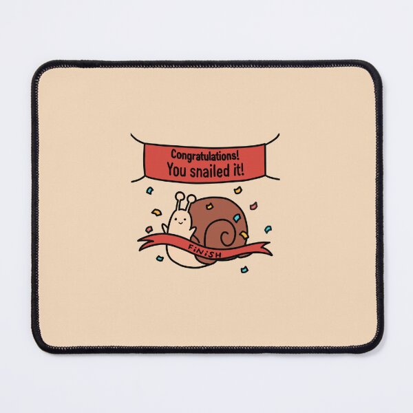 Item preview, Congratulations! Yon snailed it! designed and sold by DianneYoon.