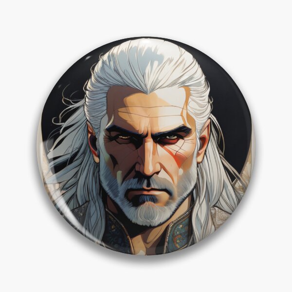 Item preview, Geralt of rivia - Nouveau Poster style design designed and sold by Singion.