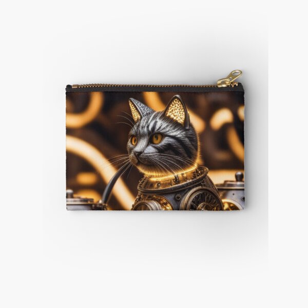Item preview, Steampunk Industrial Cats Pattern designed and sold by ARichArts.