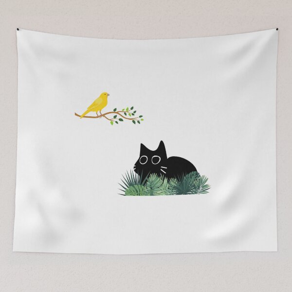 Item preview, Cat Watching A Bird designed and sold by Designfs.