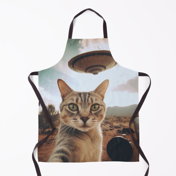 Item preview, Cat selfie with ufo designed and sold by PawelNature.