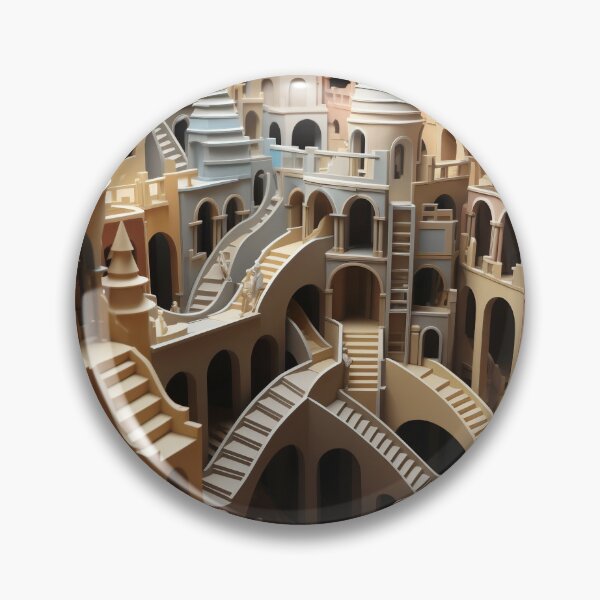 Item preview, Majestic Labyrinth: City of Spires and Shadows designed and sold by oanaunciuleanu.