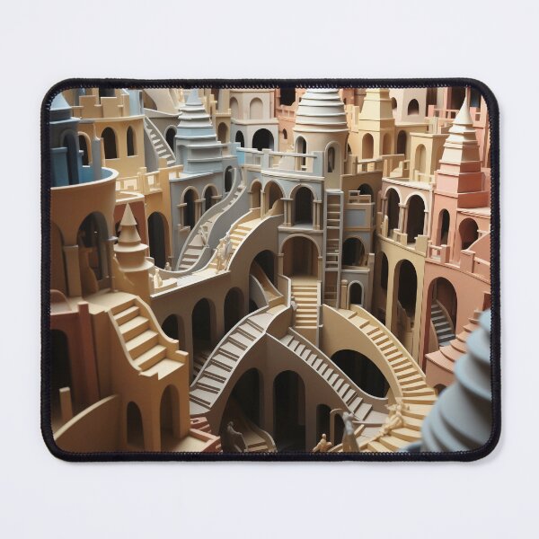 Item preview, Majestic Labyrinth: City of Spires and Shadows designed and sold by oanaunciuleanu.