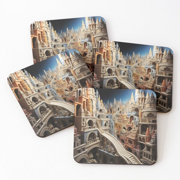 Item preview, Majestic Labyrinth: City of Spires and Shadows designed and sold by oanaunciuleanu.