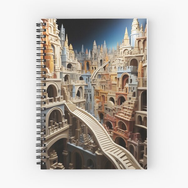 Item preview, Majestic Labyrinth: City of Spires and Shadows designed and sold by oanaunciuleanu.