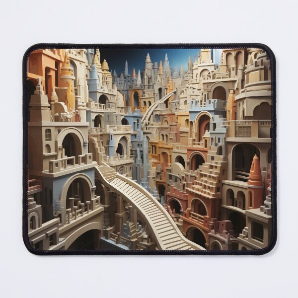 Item preview, Majestic Labyrinth: City of Spires and Shadows designed and sold by oanaunciuleanu.