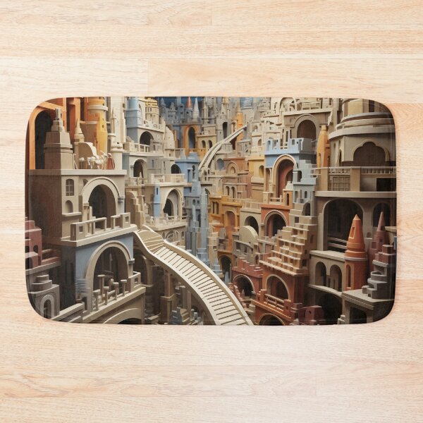 Item preview, Majestic Labyrinth: City of Spires and Shadows designed and sold by oanaunciuleanu.