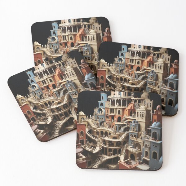 Item preview, Majestic Labyrinth: City of Spires and Shadows designed and sold by oanaunciuleanu.