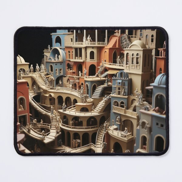 Item preview, Majestic Labyrinth: City of Spires and Shadows designed and sold by oanaunciuleanu.