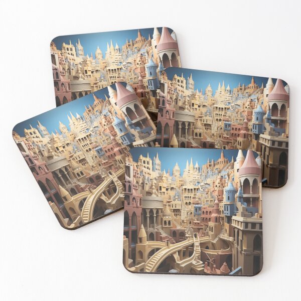 Item preview, Majestic Labyrinth: City of Spires and Shadows designed and sold by oanaunciuleanu.