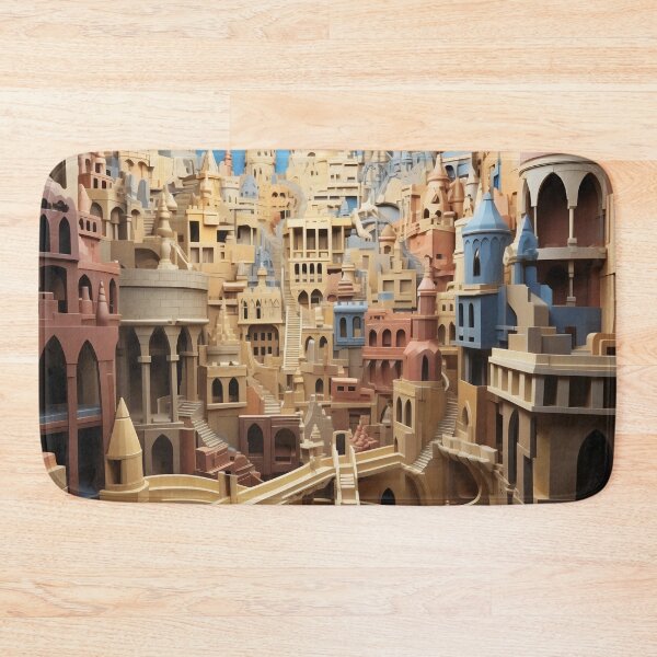 Item preview, Majestic Labyrinth: City of Spires and Shadows designed and sold by oanaunciuleanu.