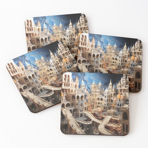 Item preview, Majestic Labyrinth: City of Spires and Shadows designed and sold by oanaunciuleanu.