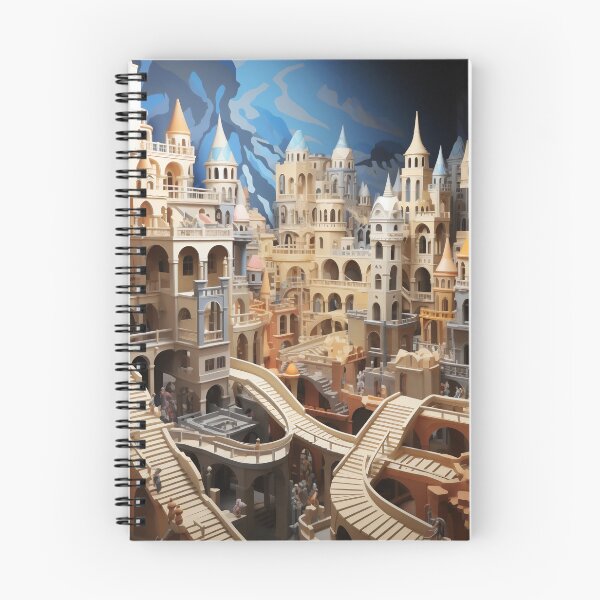 Item preview, Majestic Labyrinth: City of Spires and Shadows designed and sold by oanaunciuleanu.