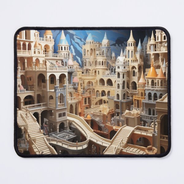 Item preview, Majestic Labyrinth: City of Spires and Shadows designed and sold by oanaunciuleanu.