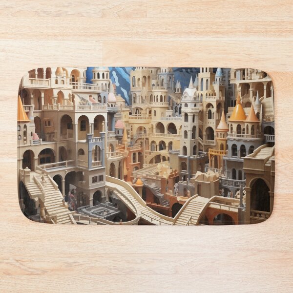 Item preview, Majestic Labyrinth: City of Spires and Shadows designed and sold by oanaunciuleanu.