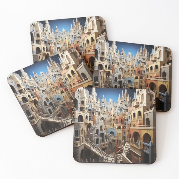 Item preview, Majestic Labyrinth: City of Spires and Shadows designed and sold by oanaunciuleanu.