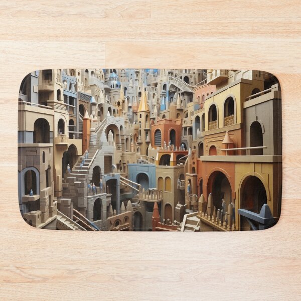 Item preview, Majestic Labyrinth: City of Spires and Shadows designed and sold by oanaunciuleanu.