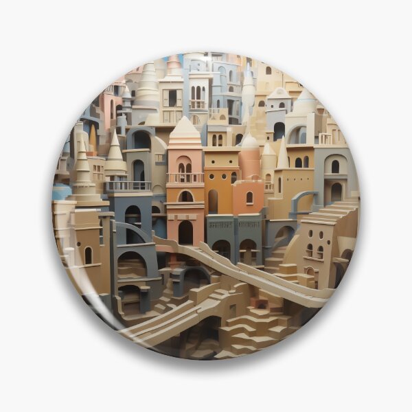 Item preview, Majestic Labyrinth: City of Spires and Shadows designed and sold by oanaunciuleanu.