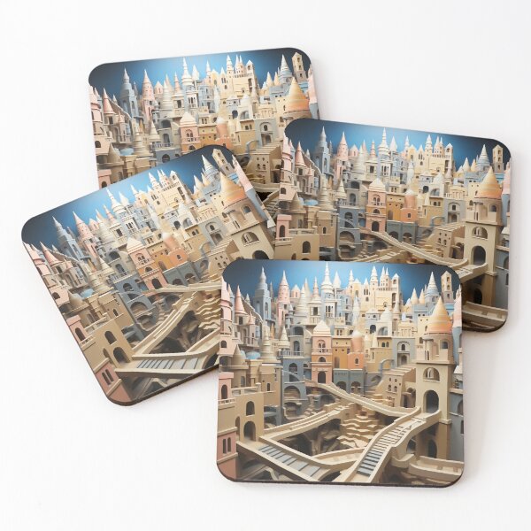 Item preview, Majestic Labyrinth: City of Spires and Shadows designed and sold by oanaunciuleanu.