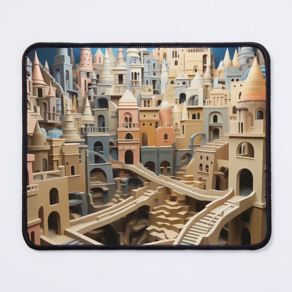 Item preview, Majestic Labyrinth: City of Spires and Shadows designed and sold by oanaunciuleanu.