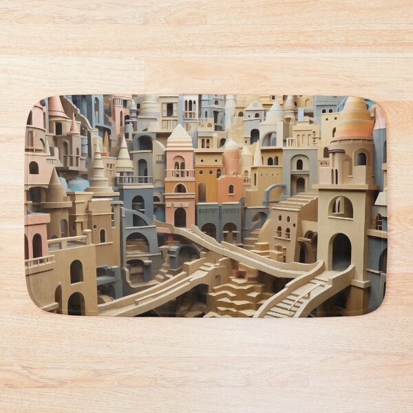 Item preview, Majestic Labyrinth: City of Spires and Shadows designed and sold by oanaunciuleanu.