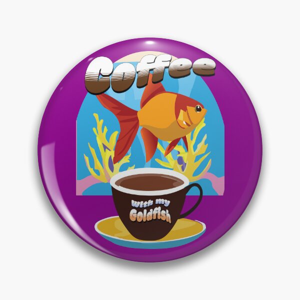 Item preview, Coffee With My Goldfish - Kick Back Relax, No Rush designed and sold by MegaDirt.