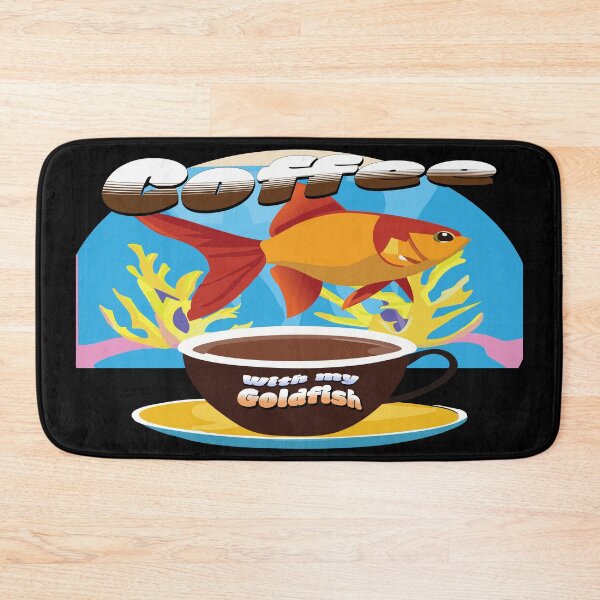 Item preview, Coffee With My Goldfish - Kick Back Relax, No Rush designed and sold by MegaDirt.