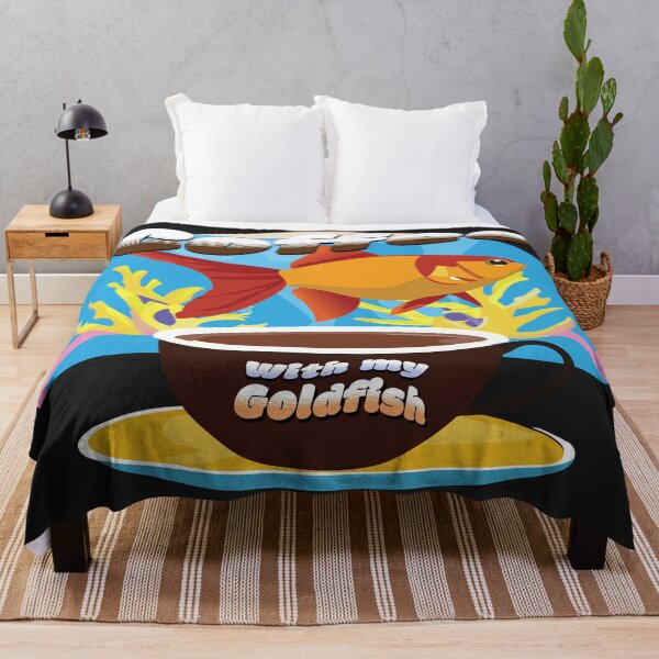 Item preview, Coffee With My Goldfish - Kick Back Relax, No Rush designed and sold by MegaDirt.