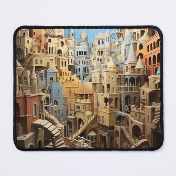 Item preview, Majestic Labyrinth: City of Spires and Shadows designed and sold by oanaunciuleanu.
