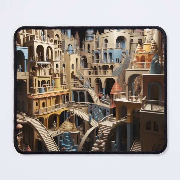Item preview, Majestic Labyrinth: City of Spires and Shadows designed and sold by oanaunciuleanu.
