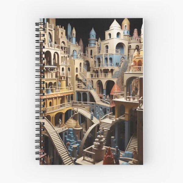 Item preview, Majestic Labyrinth: City of Spires and Shadows designed and sold by oanaunciuleanu.