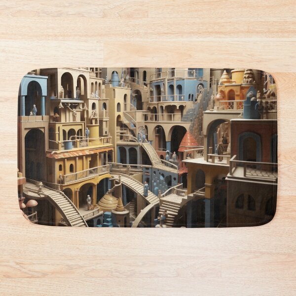 Item preview, Majestic Labyrinth: City of Spires and Shadows designed and sold by oanaunciuleanu.