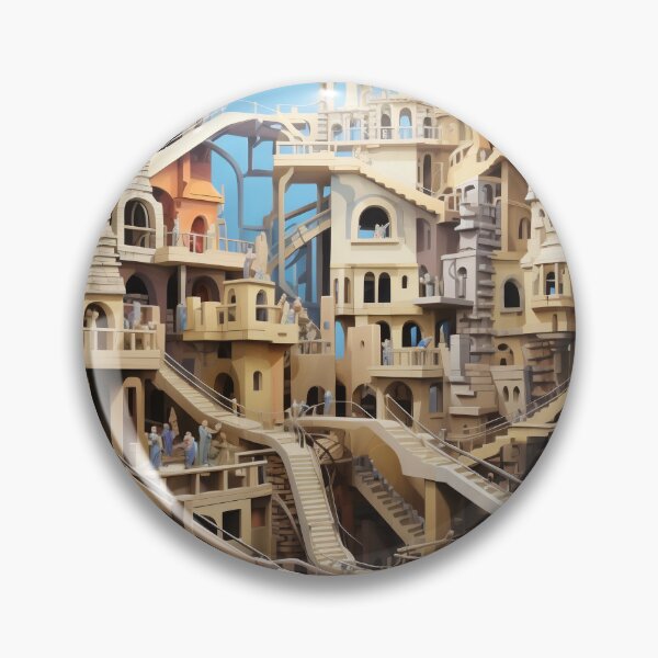 Item preview, Majestic Labyrinth: City of Spires and Shadows designed and sold by oanaunciuleanu.