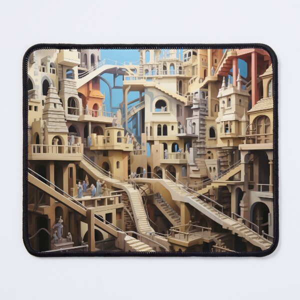 Item preview, Majestic Labyrinth: City of Spires and Shadows designed and sold by oanaunciuleanu.