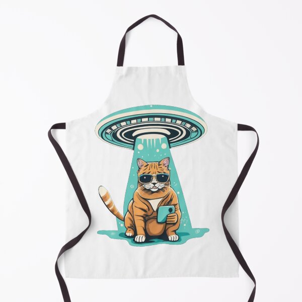 Item preview, Cat selfie with ufo designed and sold by PawelNature.