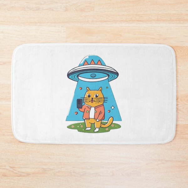 Item preview, Cat selfie with ufo designed and sold by PawelNature.