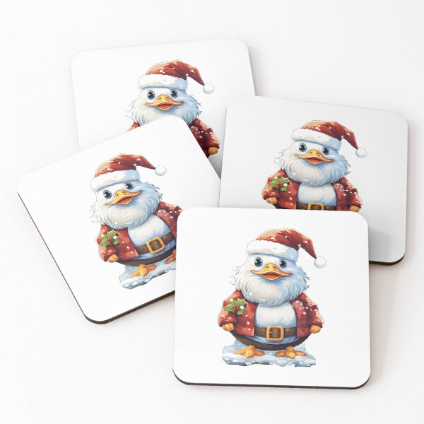 Item preview, Christmas Duck with Beard designed and sold by AMONGIFTS.