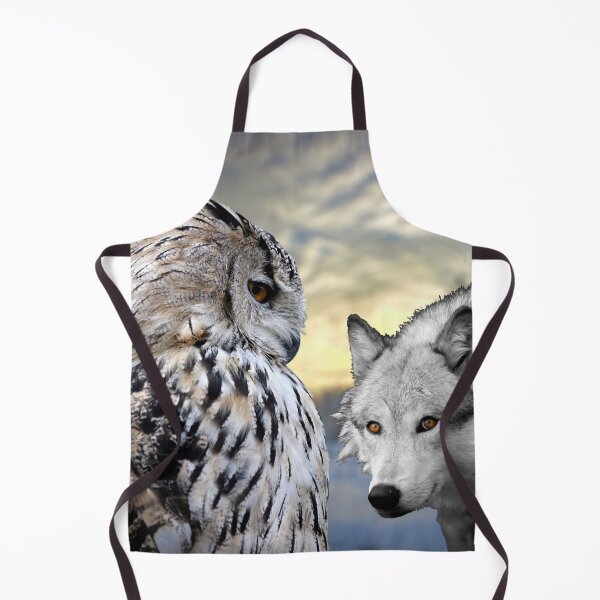 Item preview, wolves and owls designed and sold by johnnyssandart.