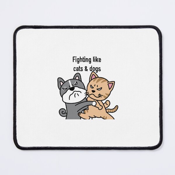 Item preview, Fighting like cats and dogs designed and sold by DianneYoon.