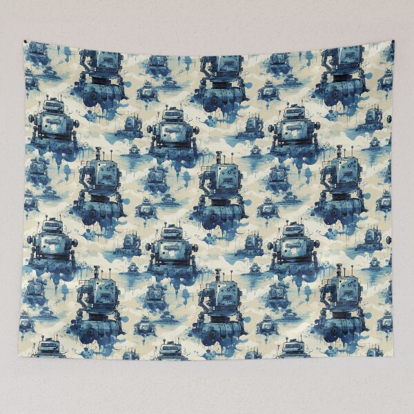 Item preview, Robots: Ink designed and sold by Pedra Panda.
