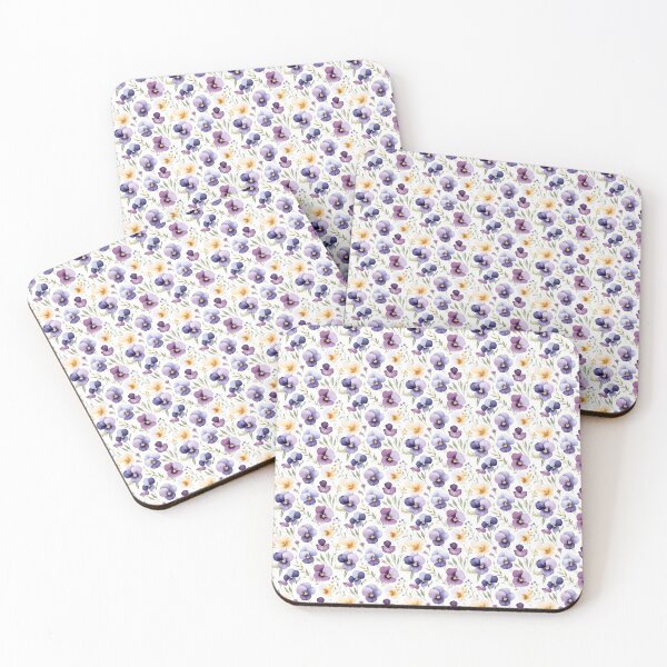 Item preview, Vibrant Mosaics: Celebrating the Kaleidoscope of Colors in Pansy Flowers designed and sold by qoodesignstudio.