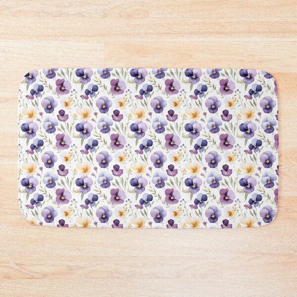 Item preview, Vibrant Mosaics: Celebrating the Kaleidoscope of Colors in Pansy Flowers designed and sold by qoodesignstudio.