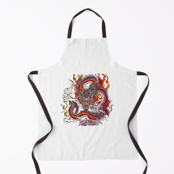 Item preview, Fierce Fire: Vibrant Dragon Tattoo designed and sold by Drake Lewdly.
