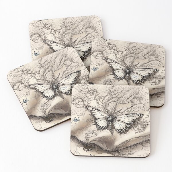 Item preview, Butterfly Lover Sketch,Butterfly Lover Sketch sticker collection,Butterfly Lover Sketch Shower CurtainsPhone Cases,Butterfly Lover Sketch  designed and sold by Aopo Chaloemphon.