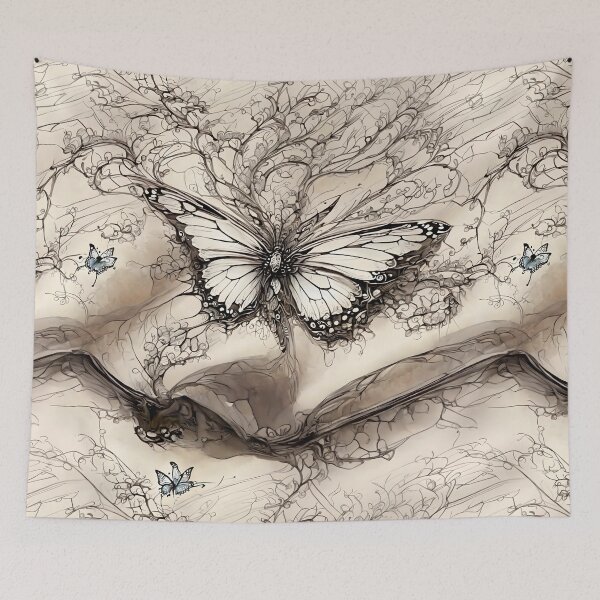 Item preview, Butterfly Lover Sketch,Butterfly Lover Sketch sticker collection,Butterfly Lover Sketch Shower CurtainsPhone Cases,Butterfly Lover Sketch  designed and sold by Aopo Chaloemphon.
