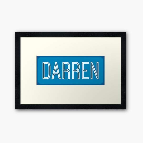 Item preview, Darren Name designed and sold by Jeallan Designs.